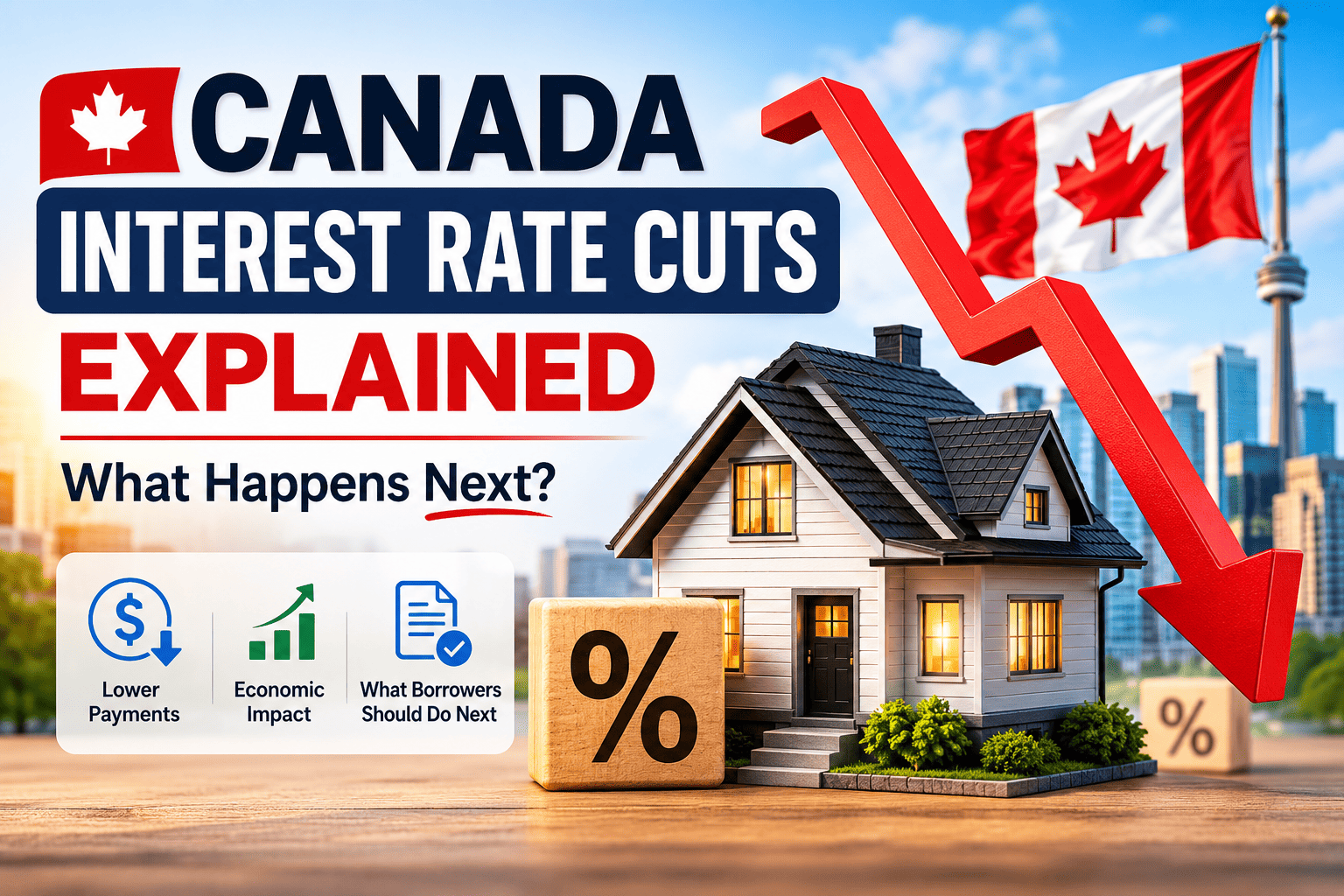 Canada Interest Rate Cuts Explained (What Happens Next?)